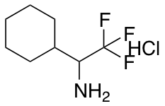 1-cyclohexyl-2,2,2-trifluoroethan-1-amine hydrochloride