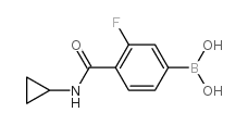 N-Cyclopropyl 4-borono-2-fluorobenzamide