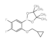 2-(2-Cyclopropylmethoxy-4,5-difluorophenyl)-4,4,5,5-tetramethyl[1,3,2]dioxaborolane