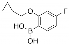 2-(Cyclopropylmethoxy)-4-fluorophenylboronic acid