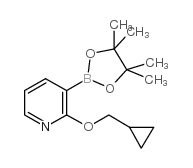 2-Cyclopropylmethoxy-3-(4,4,5,5-tetramethyl-[1,3,2]dioxaborolan-2-yl)-pyridine