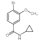 N-Cyclopropyl 4-bromo-3-methoxybenzamide