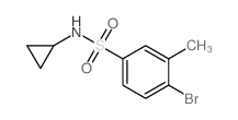 N-Cyclopropyl 4-bromo-3-methylbenzenesulfonamide