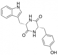 (3S,6S)-3-((1H-indol-3-yl)methyl)-6-(4-hydroxybenzyl)piperazine-2,5-dione
