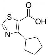4-cyclopentyl-1,3-thiazole-5-carboxylic acid