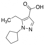 1-cyclopentyl-5-ethyl-1H-pyrazole-4-carboxylic acid
