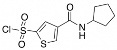 4-(cyclopentylcarbamoyl)thiophene-2-sulfonyl chloride