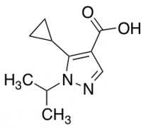 5-Cyclopropyl-1-(propan-2-yl)-1H-pyrazole-4-carboxylic Acid