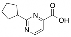 2-cyclopentylpyrimidine-4-carboxylic acid