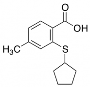 2-(cyclopentylsulfanyl)-4-methylbenzoic acid
