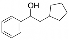 2-cyclopentyl-1-phenylethan-1-ol