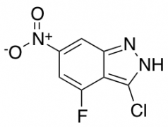 3-Chloro-4-fluoro-6-nitro-(1H)-indazole