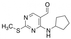 4-(Cyclopentylamino)-2-methylsulfanylpyrimidine-5-carbaldehyde