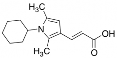 3-(1-Cyclohexyl-2,5-dimethyl-1H-pyrrol-3-yl)prop-2-enoic Acid