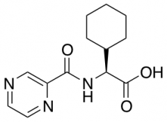 (S)-2-Cyclohexyl-2-(pyrazine-2-carboxamido)acetic Acid