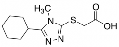 [(5-Cyclohexyl-4-methyl-4H-1,2,4-triazol-3-yl)thio]acetic Acid