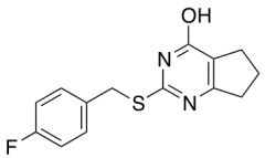 4H-Cyclopentapyrimidin-4-one, 2-[[(4-fluorophenyl)methyl]thio]-3,5,6,7-tetrahydro-