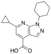 1-Cyclohexyl-6-cyclopropyl-1H-pyrazolo[3,4-b]pyridine-4-carboxylic Acid