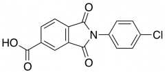 2-(4-Chloro-phenyl)-1,3-dioxo-2,3-dihydro-1H-isoindole-5-carboxylic Acid