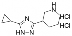 3-(5-Cyclopropyl-4H-1,2,4-triazol-3-yl)piperidine Dihydrochloride
