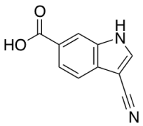 3-Cyano-1H-indole-6-carboxylic Acid