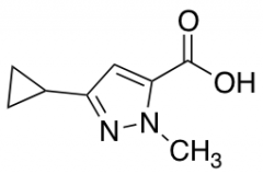 3-Cyclopropyl-1-methyl-1H-pyrazole-5-carboxylic acid
