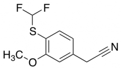 2-{4-[(difluoromethyl)sulfanyl]-3-methoxyphenyl}acetonitrile