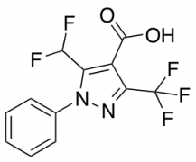 5-(difluoromethyl)-1-phenyl-3-(trifluoromethyl)-1H-pyrazole-4-carboxylic acid