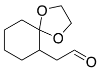 2-{1,4-dioxaspiro[4.5]decan-6-yl}acetaldehyde