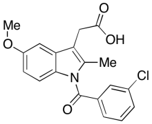 4-Dechloro-3-chloro indomethacin
