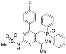 De((3,5-dihydroxyhept-6-enoic Acid)N-methyl) Diphenylphosphinyl Rosuvastatin