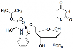 2&rsquo;-Defluro-2&rsquo;-hydroxy 2&rsquo;-epi-Sofosbuvir-13Cd3