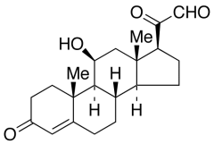 21-Dehydrocorticosterone (mixture of the aldehyde and the hydrated form)