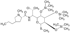 Dehydroxy-chloro 2,3,4-Tri-O-trimethylsilylepilincomycin