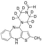 N-Demethyl-N-formylolanzapine-d8