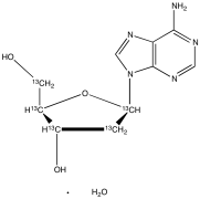 2'-Deoxyadenosine Monohydrate-13C5