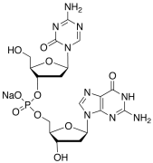 2'-Deoxy-5-azacytidylyl-(3'&rarr;5')-2'-deoxy-guanosine Sodium Salt