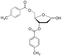 rac-2-Deoxy-D-erythro-pentofuranose 3,5-Di-p-toluate(Decitabine Impurity)
