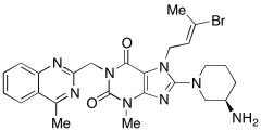 N-Des-(2-butyn-1-yl)-N-(3-bromo-2-buten-1-yl) Linagliptin (E/Z Mixture)