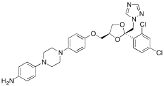 Des-(1-(sec-butyl)-1H-1,2,4-triazol-5(4H)-one) Itraconazole