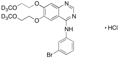 N-(3-Desethynylphenyl)-N-(3-bromophenyl) Erlotinib Hydrochloride-D6