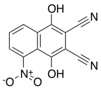 2,3-Dicyano-1,4-dihydroxy-5-nitronaphthalene