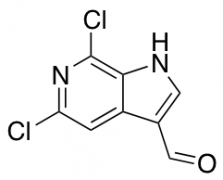 5,7-Dichloro-6-azaindole-3-carbaldehyde