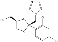 2-(2,4-Dichlorophenyl)-2-(1H-imidazol-1-ylmethyl)-1,3-dioxolane-4-methanol