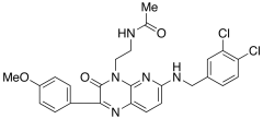 N-[2-[6-[[(3,4-Dichlorophenyl)methyl]amino]-2-(4-methoxyphenyl)-3-oxopyrido[2,3-b]pyrazin-