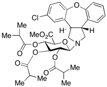 N-Desmethyl Asenapine &alpha;-D-Glucopyranuronic Acid Methyl Ester 2,3,4-Tris(2-methyl
