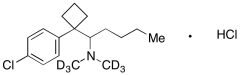 3-Desmethyl 4-Methyl Sibutramine-d6 Hydrochloride