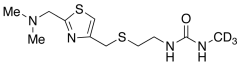 Des(N&rsquo;-methyl-2-nitro-1,1-ethenediamino) N&rsquo;-Methylureido Nizatidine-d3