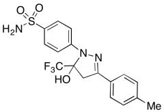 N-De(4-sulfonamidophenyl)-Nʼ-(4-sulfonamidophenyl)-4,5-dihydro-5-hydroxy Celecoxib