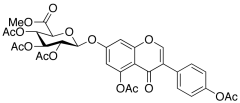 4&rsquo;,5-Di-O-acetyl Genistein 7-(Tri-O-acetyl-&beta;-D-glucuronic Acid Methyl E